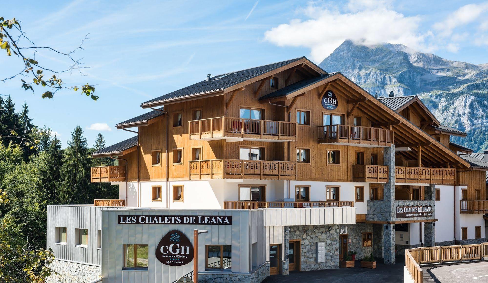 Cgh Residences And Spa Les Chalets De Leana Les Carroz d'Araches Exteriör bild